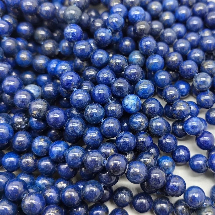 6%20mm%20Lapis%20Lazuli%20Küre%20Kesim%20Doğal%20Taş%20Dizi