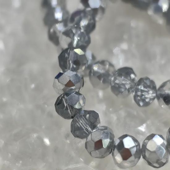 3 mm Oval Kesimli Çin Kristal Boncuk