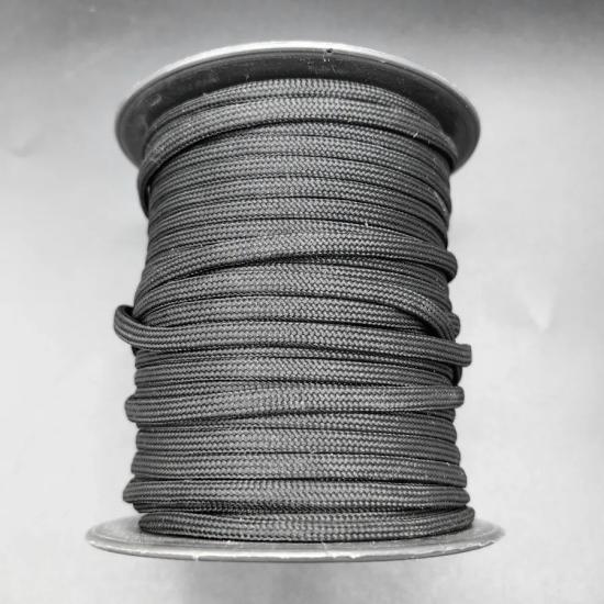 30MT / 4mm Siyah Milano İp, Paracord Bileklik İpi