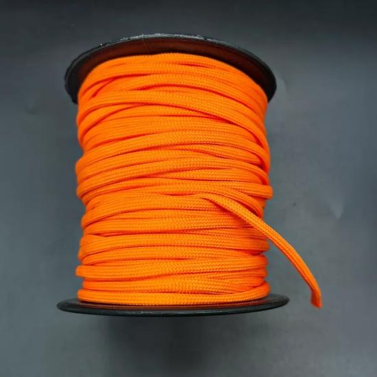 30MT / 4mm Turuncu Milano İp, Paracord Bileklik İpi