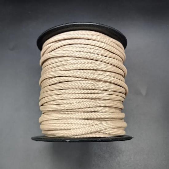 30MT / 4mm Açık Bej Milano İp, Paracord Bileklik İpi