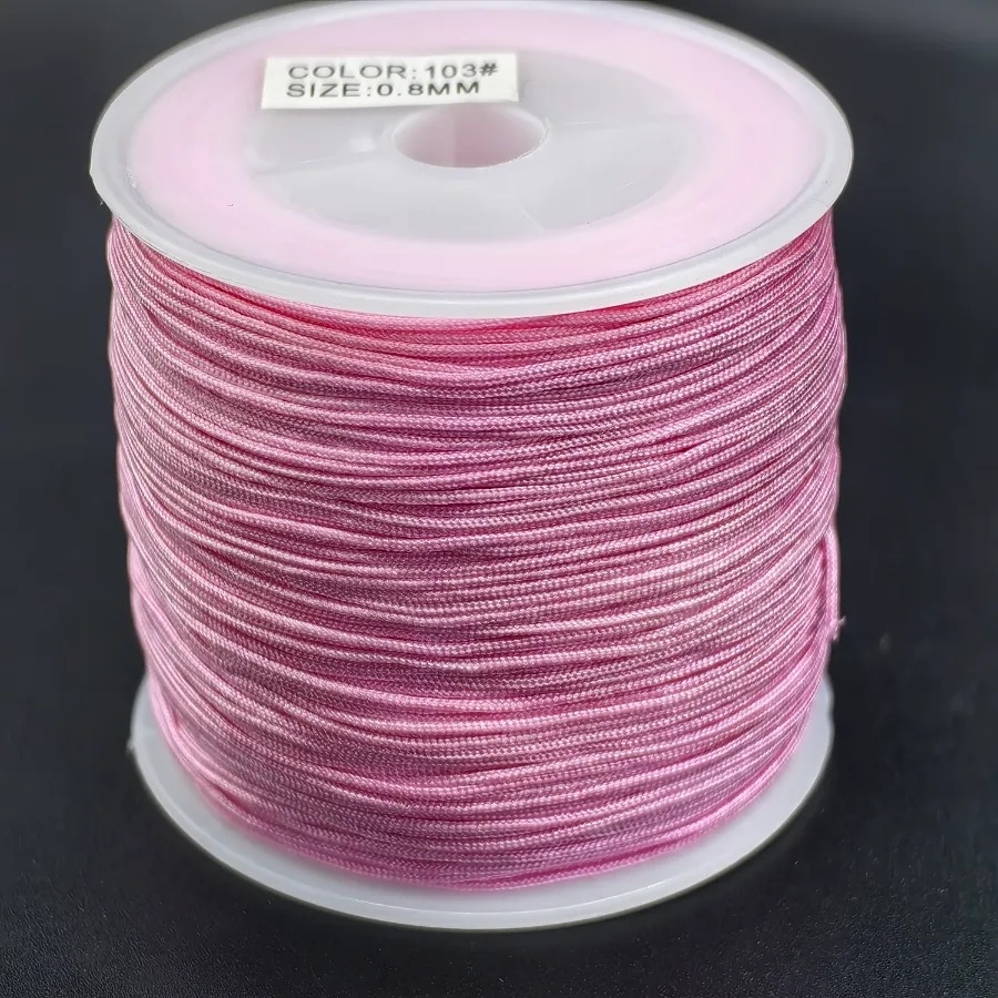 92MT%20/%200,8mm%20Açık%20Pembe%20Paraşüt%20Makrome%20İp