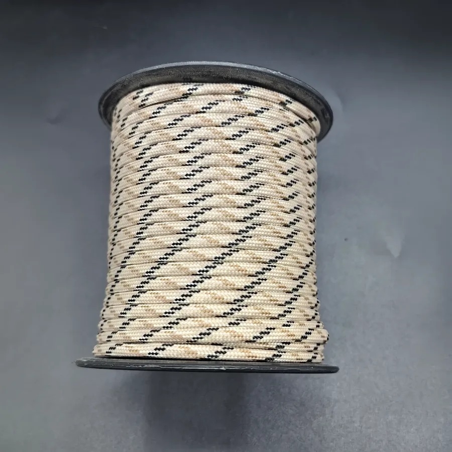 30MT%20/%204mm%20Beyaz,%20Siyah%20Bej%20Çapraz%20Desen%20Milano%20İp,%20Paracord%20Bileklik%20İpi